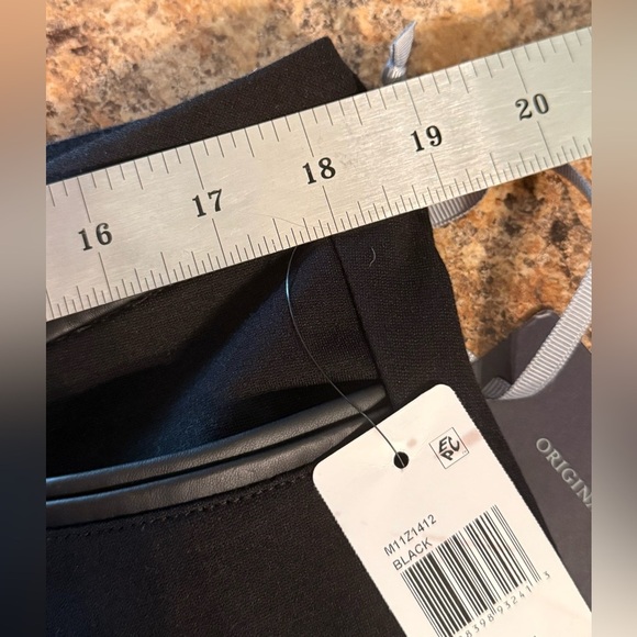 NWT NYDJ Trousers Black Lift Tuck Technology Sz 14 Knit Pants Front Pockets - Picture 12 of 16